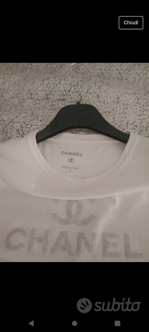 Maglia t shirt Chanel donna originale Abbigliamento e Accessori