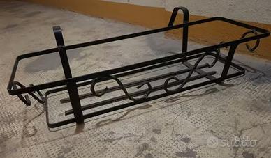 5 Portafiori Balcone in Ferro Battuto ROBUSTI