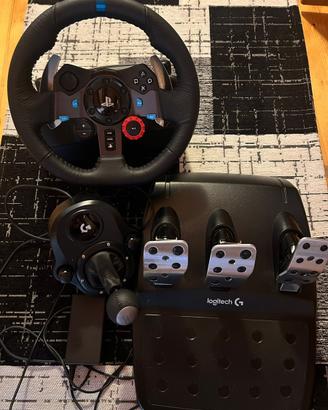 Logitech G29 + Pedaliera + Cambio – PS5 PS4 PC