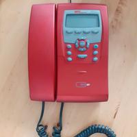 SIRIO 187 rosso telefono fisso vintage
