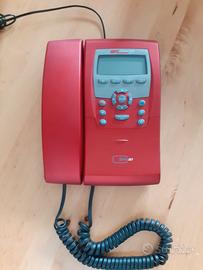 SIRIO 187 rosso telefono fisso vintage