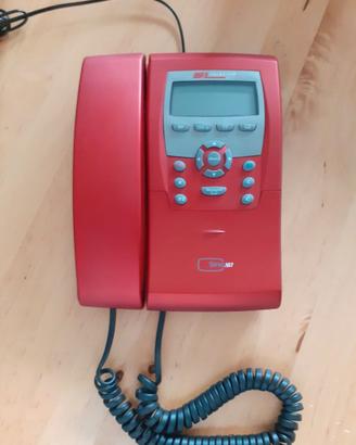 SIRIO 187 rosso telefono fisso vintage