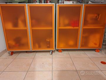 Mobile contenitore con rotelle