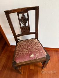 Sedia antica in stile