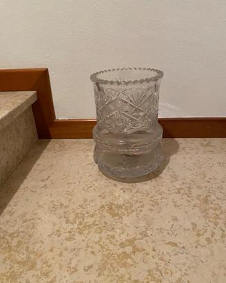 Vaso cristallo di Boemia