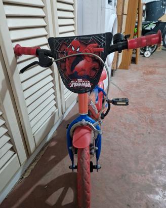 bicicletta bambino spiderman 