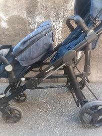 Passeggino gemellare brevi ovo più ovetti auto