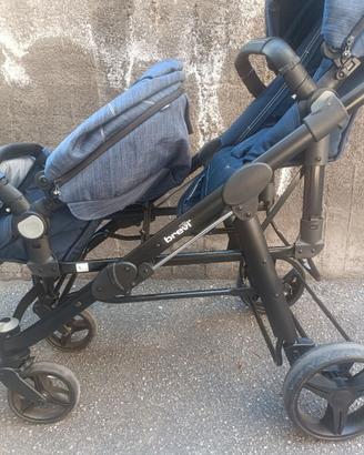 Passeggino gemellare brevi ovo più ovetti auto