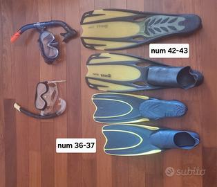 Pinne e Maschere per snorkeling