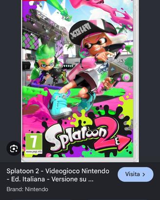 Splatoon 2 videogiochi per nintendo switch