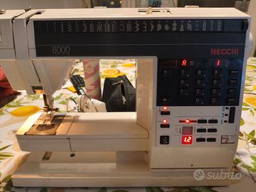 macchina da cucire ricamatrice Necchi 8000