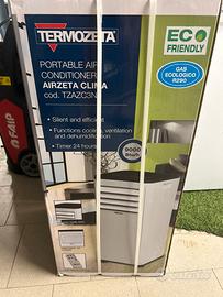 NUOVO Condizionatore portatile 9000btu TERMOZETA