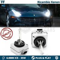 Lampadine XENON PER FERRARI FF RICAMBIO 35W 6000K