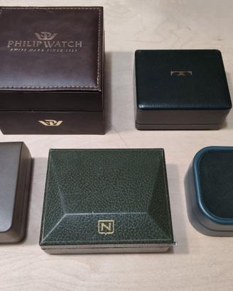 Scatola orologio meccanico box only ORIGINALI