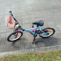 Bici dachatlon da bimba 4-6 anni ruote da 16