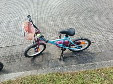 Bici dachatlon da bimba 4-6 anni ruote da 16