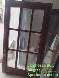 Finestra legno di qualità apertura a destra