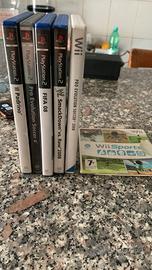stock giochi play 2 + due giochi wii sports 