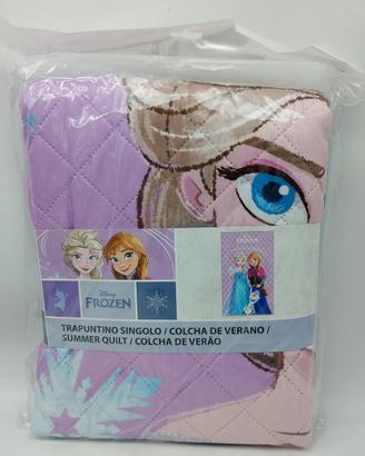 Trapuntino Frozen letto singolo