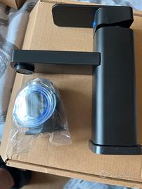 Rubinetto opsco nero con miscelatore