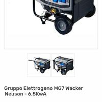 Gruppo Elettrogeno - Generatore di Corrente 6,5Kw
