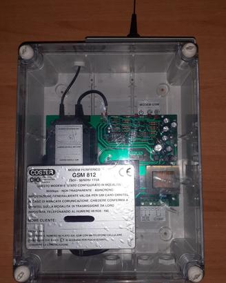 modem controllo remoto e  8 ingressi coster