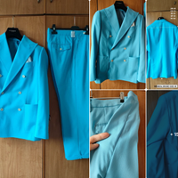 Abito Gutteridge doppio petto+pens azzurro