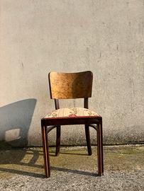 Set di 6 Sedie Vintage in Legno Anni ’50