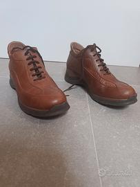 Scarpa donna M.B spon pelle marrone 40