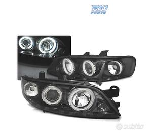 FARI OCCHI ANGEL CCFL OPEL VECTRA B 99-02 NERI