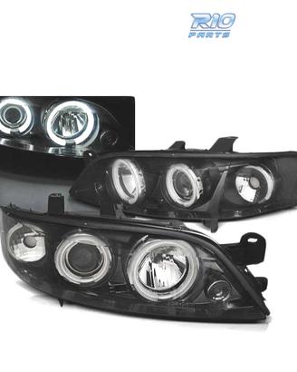 FARI OCCHI ANGEL CCFL OPEL VECTRA B 99-02 NERI