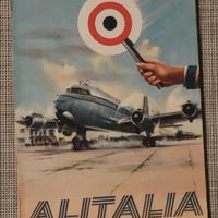 Cartolina vintage Alitalia 