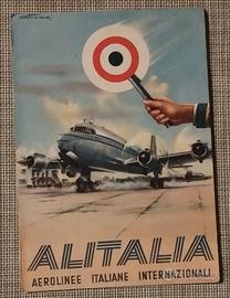 Cartolina vintage Alitalia 