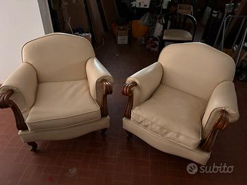 Poltrone in pelle
