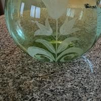 Damigiana vintage decorata