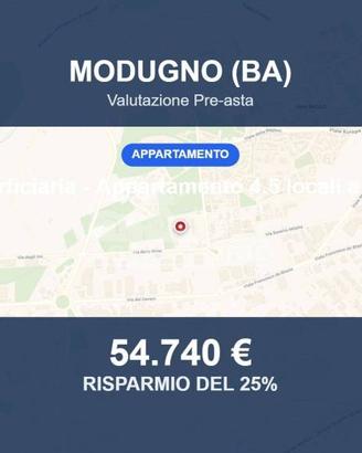 Immobile in asta di 75 m² a Modugno