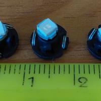 3 indicatori a LED T3 1SMD per cruscotto 12 Volt