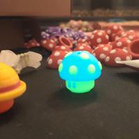 🍄 Portachiavi Funghetto Luminoso Kawaii | Glow | 