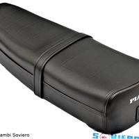 Sella lunga Nera Scritta Vespa Pk 50s 125s S compl