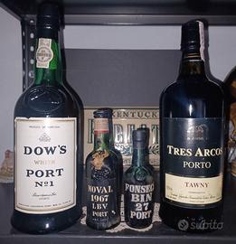 SET BOTTIGLIE MIGNON PORTO ANNI 60/70/80