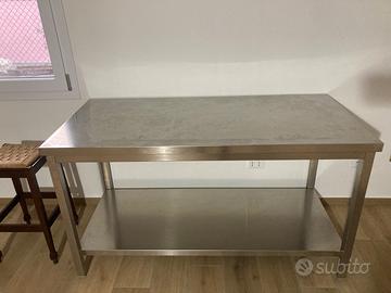 Tavolo acciaio inox