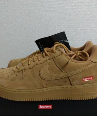 Supreme x NK Air Force 1 color grano, taglia 42