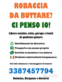 Svuota cantine, garage e box, sgomberi