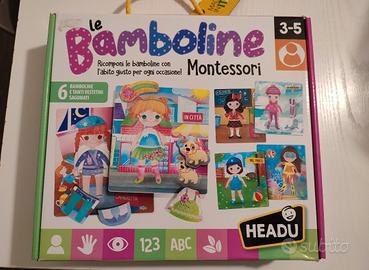 Gioco Bamboline Montessori 
