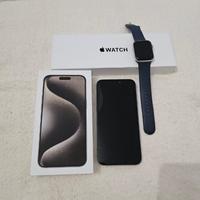 iPhone 15 Pro Max + Apple Watch SE 2 + AppleCare+