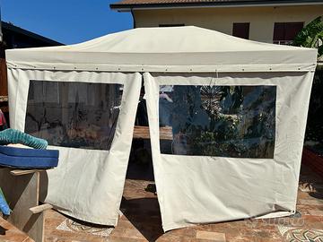 Gazebo con impianto luce