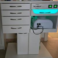 POSTAZIONE DI LAVORO PEDICURE MANICURE