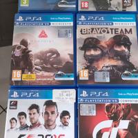 PS4+500GB+Visore+6 giochi+fucile+telecamera