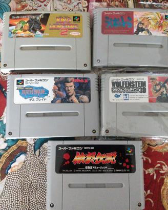 Lotto giochi SNES/SFC super nintendo famicom