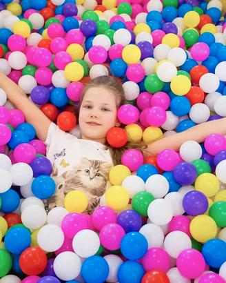 Palline Colorate in Plastica Morbida x Playground